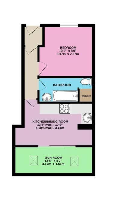 Apartment In Central 埃克斯茅斯 外观 照片